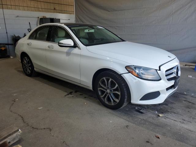 55SWF4KB5GU165731 - 2016 MERCEDES-BENZ C 300 4MATIC WHITE photo 4