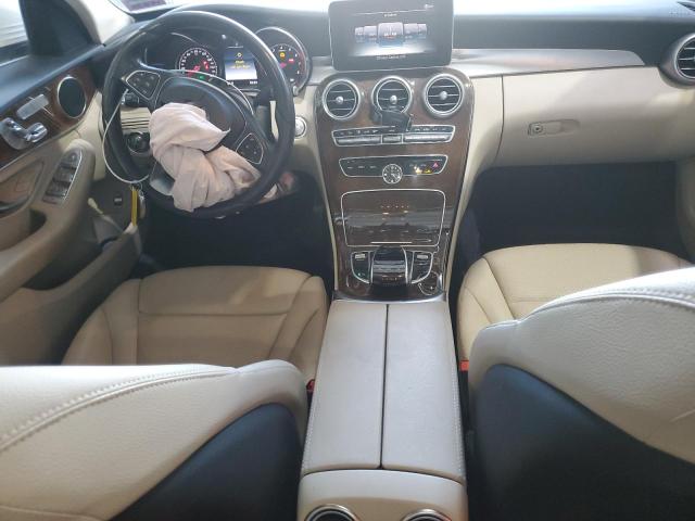 55SWF4KB5GU165731 - 2016 MERCEDES-BENZ C 300 4MATIC WHITE photo 8