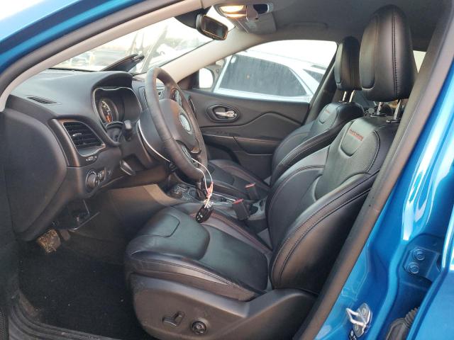 1C4PJMBX3MD241692 - 2021 JEEP CHEROKEE TRAILHAWK BLUE photo 7