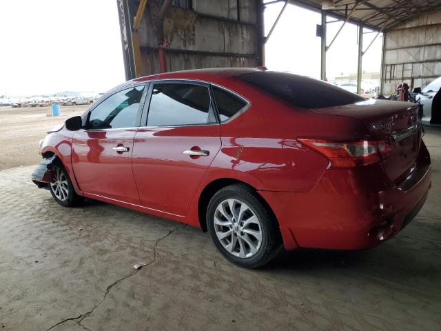 3N1AB7AP0JL661053 - 2018 NISSAN SENTRA S 红色 照片 2