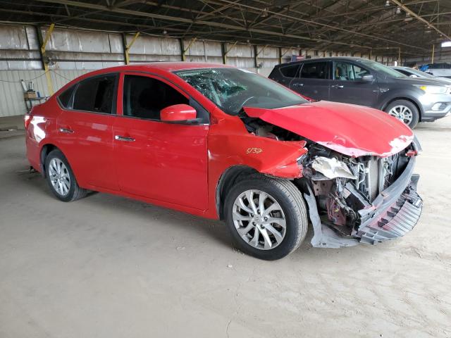 3N1AB7AP0JL661053 - 2018 NISSAN SENTRA S 红色 照片 4