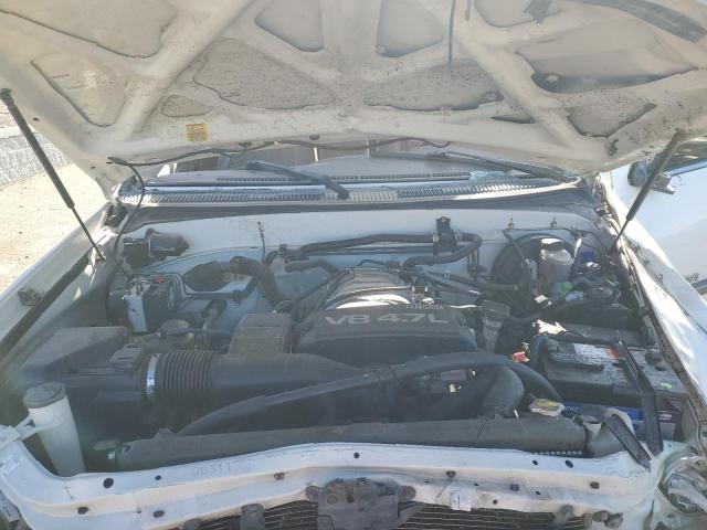 5TBBT44121S156705 - 2001 TOYOTA TUNDRA ACCESS CAB თეთრი ფოტო 11