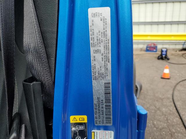 1C4HJXDM7NW273172 - 2022 JEEP WRANGLER U SPORT Կապույտ լուսանկար 13