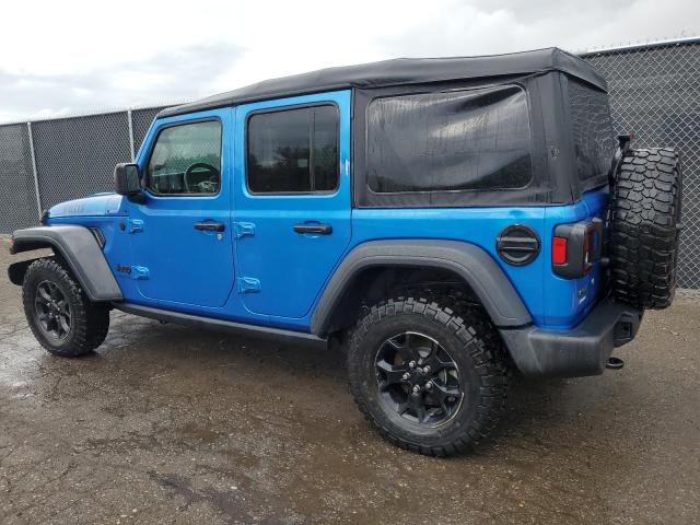 1C4HJXDM7NW273172 - 2022 JEEP WRANGLER U SPORT Կապույտ լուսանկար 2