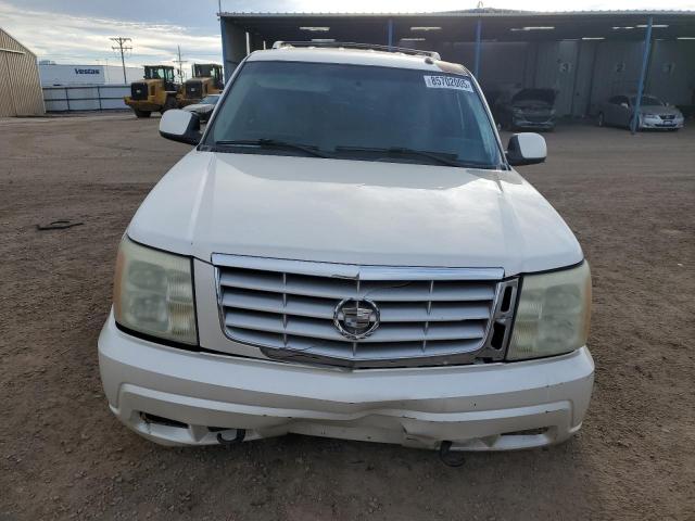 1GYEK63N73R195616 - 2003 CADILLAC ESCALADE LUXURY თეთრი ფოტო 5