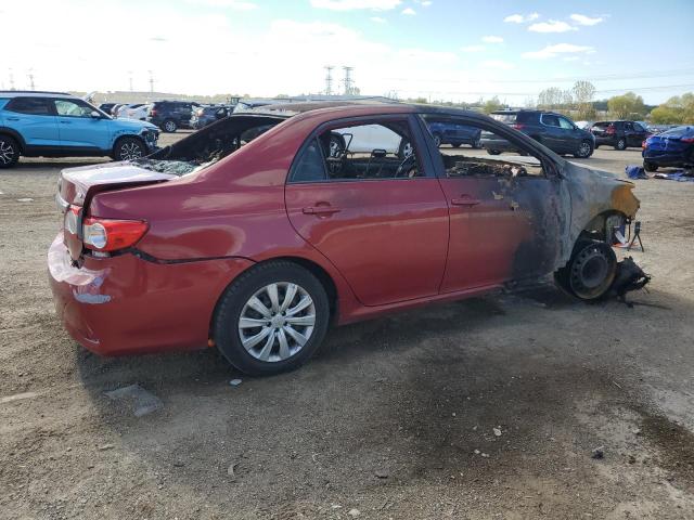 2T1BU4EE5CC821257 - 2012 TOYOTA COROLLA BASE 红色 照片 3