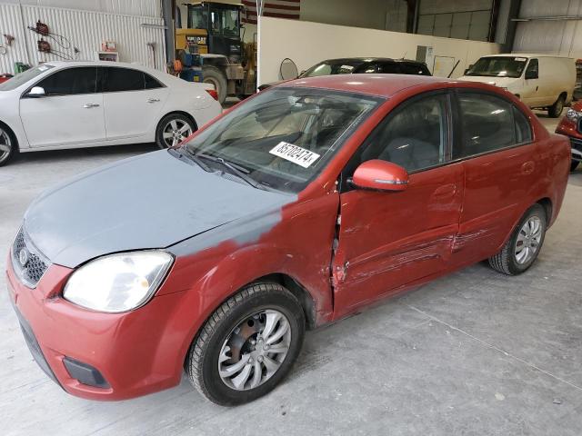 KNADH4A30A6603584 - 2010 KIA RIO LX RED photo 1