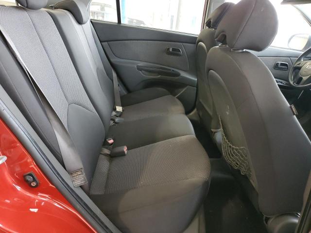 KNADH4A30A6603584 - 2010 KIA RIO LX RED photo 10