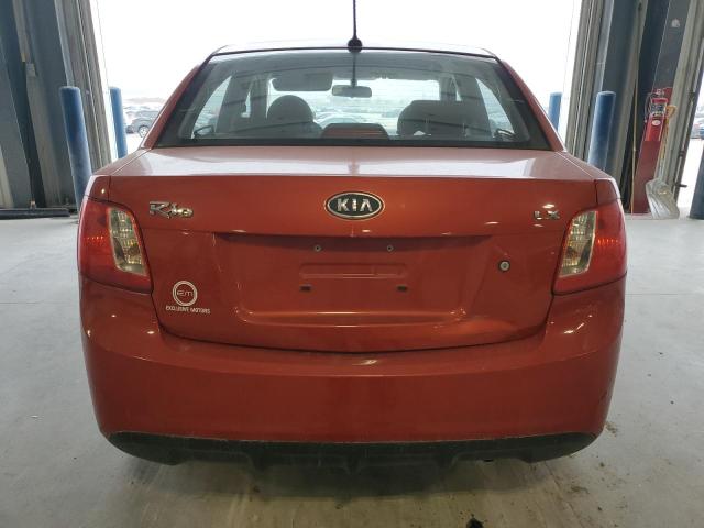 KNADH4A30A6603584 - 2010 KIA RIO LX RED photo 6