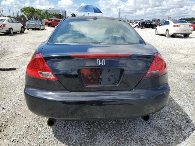 1HGCM82636A005165 - 2006 HONDA ACCORD EX BLACK photo 6