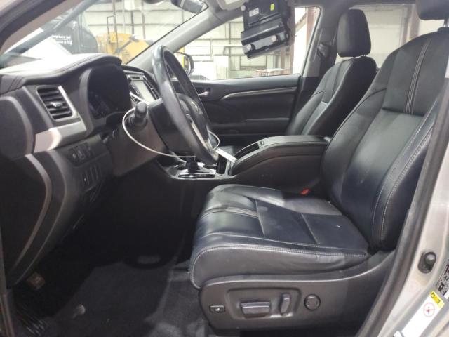 5TDJZRFH7JS899840 - 2018 TOYOTA HIGHLANDER SE ვერცხლისფერი ფოტო 7