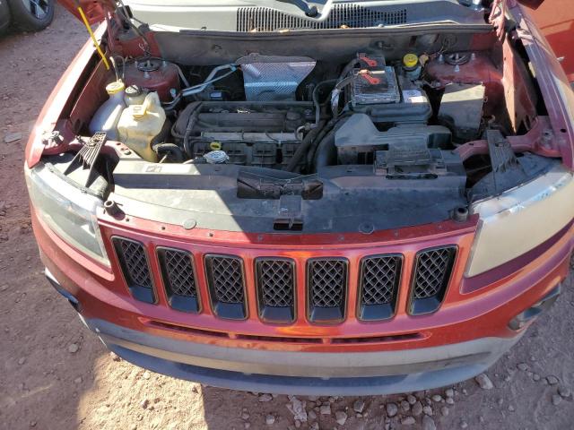 1C4NJCBA3FD250618 - 2015 JEEP COMPASS SPORT Կարմիր լուսանկար 12