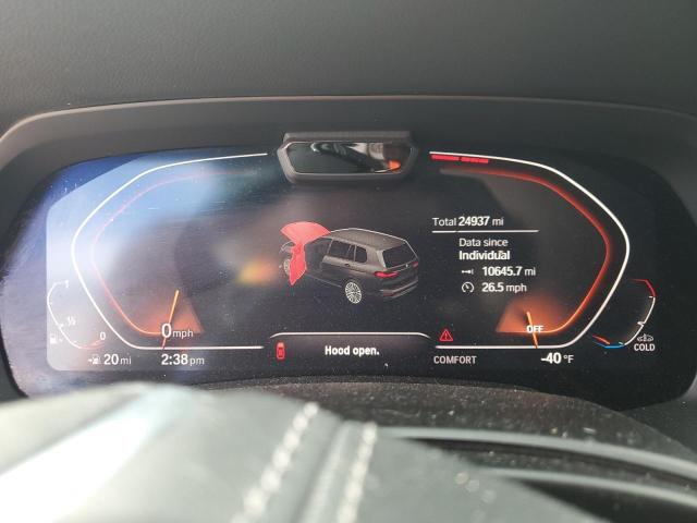 5UXCX4C51KLS38981 - 2019 BMW X7 XDRIVE50I გრაფიტი ფოტო 9