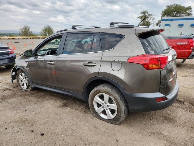 2T3RFREV6EW223306 - 2014 TOYOTA RAV4 XLE GRAY photo 2