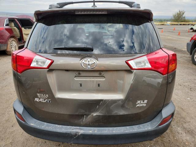 2T3RFREV6EW223306 - 2014 TOYOTA RAV4 XLE GRAY photo 6