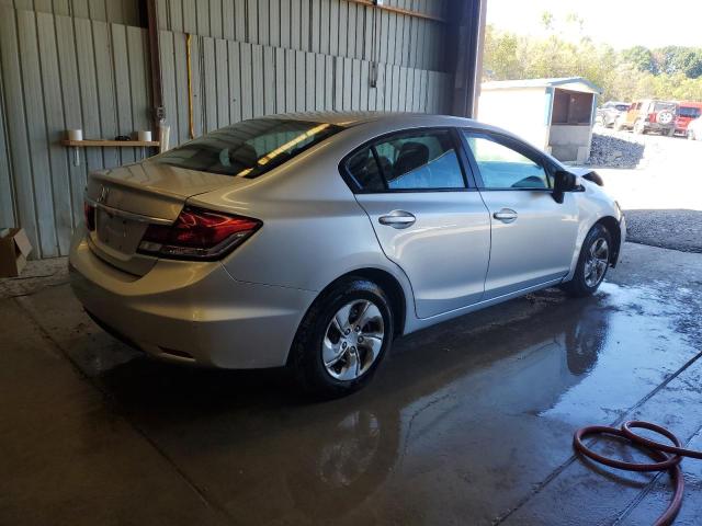 19XFB2F51EE012790 - 2014 HONDA CIVIC LX SILVER photo 3