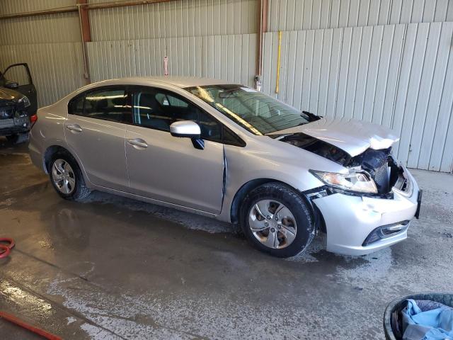 19XFB2F51EE012790 - 2014 HONDA CIVIC LX SILVER photo 4