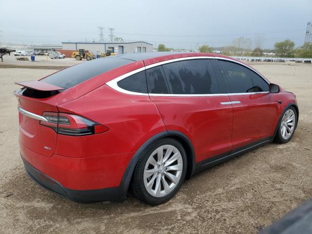 5YJXCDE25GF029299 - 2016 TESLA MODEL X RED photo 3