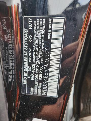 WDDSJ4EB5JN607075 - 2018 MERCEDES-BENZ CLA 250 შავი ფოტო 13