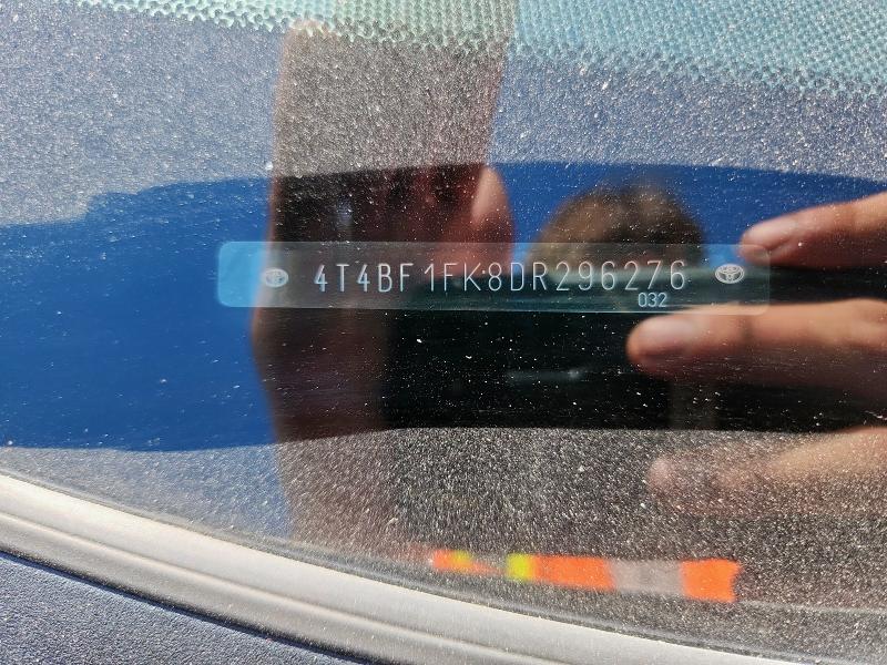 4T4BF1FK8DR296276 - 2013 TOYOTA CAMRY L TAN photo 12