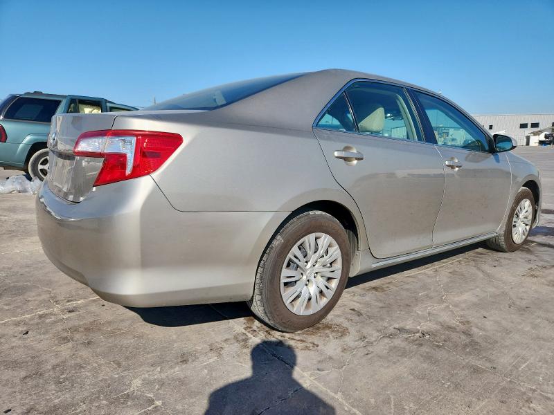4T4BF1FK8DR296276 - 2013 TOYOTA CAMRY L TAN photo 3