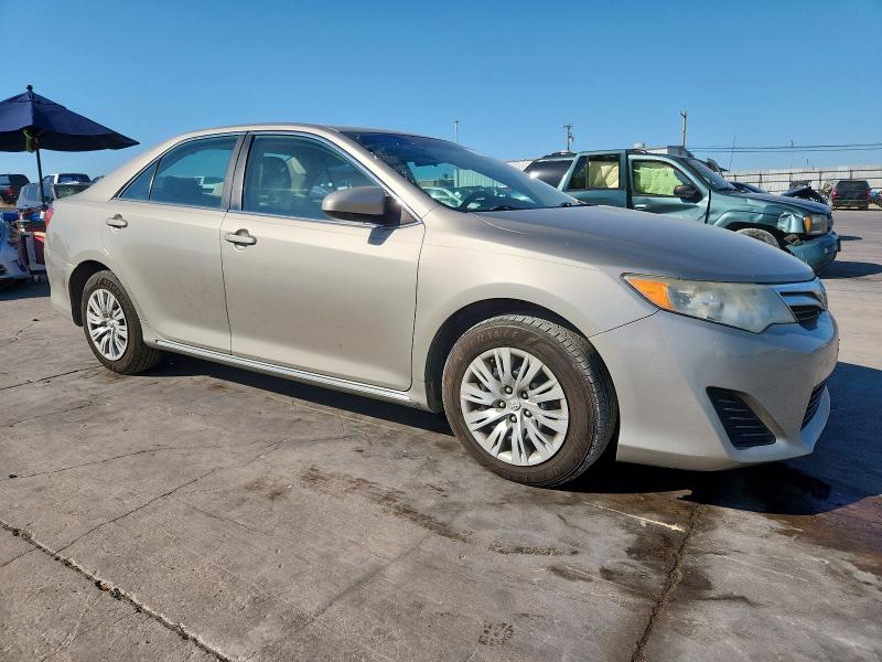 4T4BF1FK8DR296276 - 2013 TOYOTA CAMRY L TAN photo 4