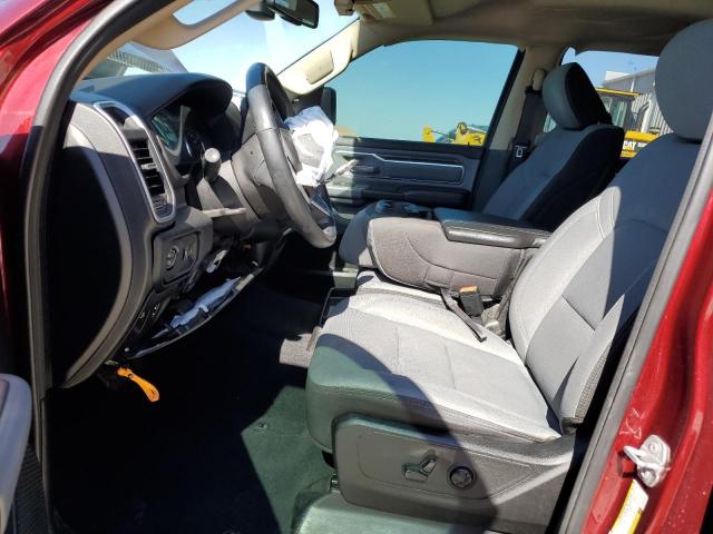 1C6SRFFTXKN536485 - 2019 RAM 1500 BIG HORN/LONE STAR MAROON photo 7