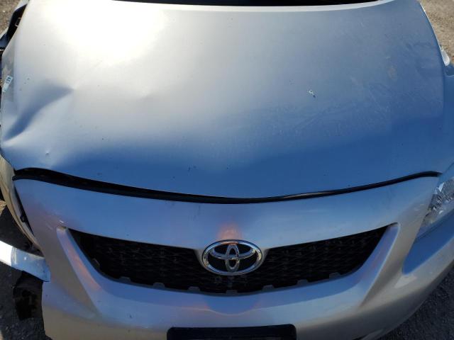 2T1BU4EE4AC253709 - 2010 TOYOTA COROLLA BASE SILVER photo 11