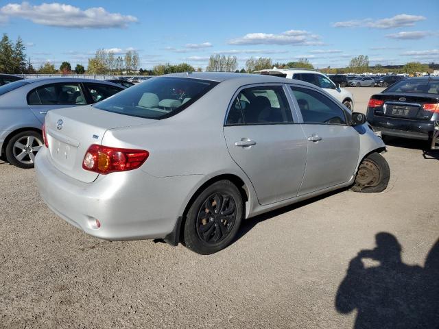2T1BU4EE4AC253709 - 2010 TOYOTA COROLLA BASE SILVER photo 3