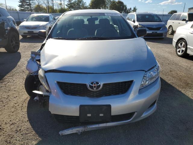 2T1BU4EE4AC253709 - 2010 TOYOTA COROLLA BASE SILVER photo 5