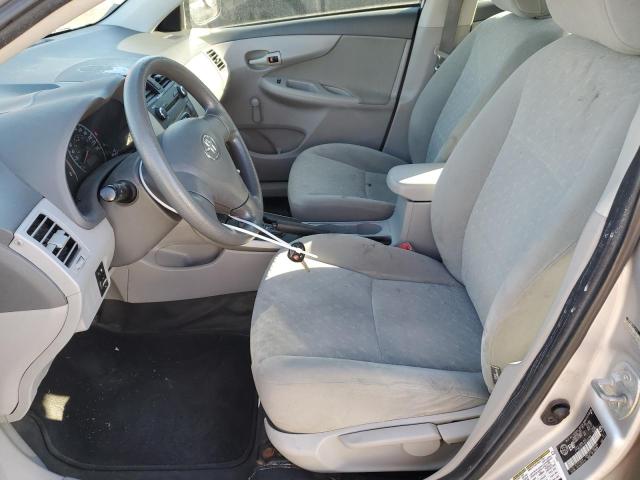 2T1BU4EE4AC253709 - 2010 TOYOTA COROLLA BASE SILVER photo 7