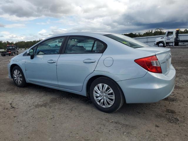 19XFB2F50CE356656 - 2012 HONDA CIVIC LX BLUE photo 2