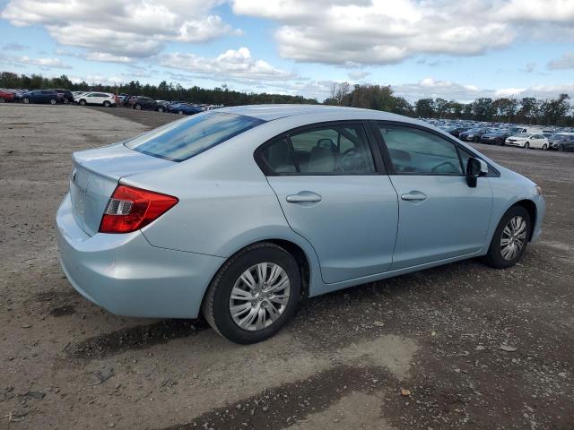 19XFB2F50CE356656 - 2012 HONDA CIVIC LX BLUE photo 3