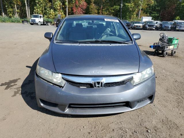 19XFA1F55AE077245 - 2010 HONDA CIVIC LX GRAY photo 5