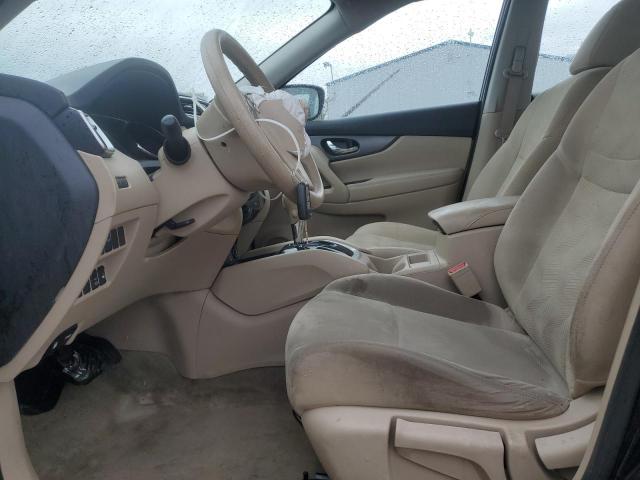 KNMAT2MVXFP573677 - 2015 NISSAN ROGUE S BLACK photo 7