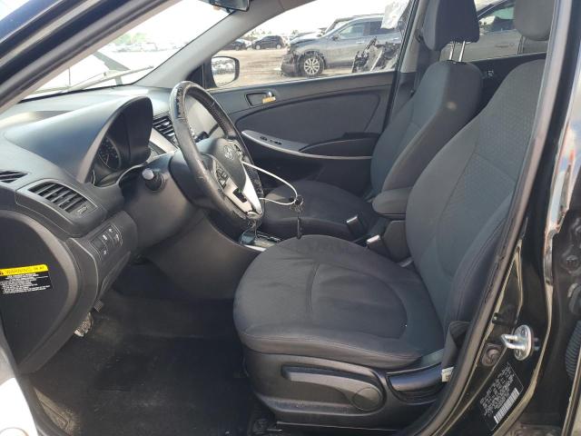 KMHCU5AE2DU061322 - 2013 HYUNDAI ACCENT GLS შავი ფოტო 7