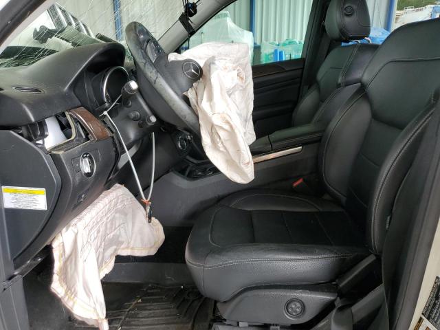 4JGDA5HB0DA242509 - 2013 MERCEDES-BENZ ML 350 4MATIC WHITE photo 7