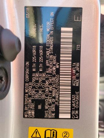 JTJYARBZ5J2109833 - 2018 LEXUS NX 300 BASE Күміс фото 13