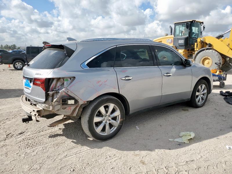 5FRYD4H94GB062254 - 2016 ACURA MDX ADVANCE SILVER photo 3