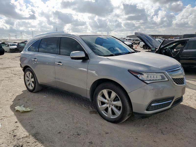 5FRYD4H94GB062254 - 2016 ACURA MDX ADVANCE SILVER photo 4