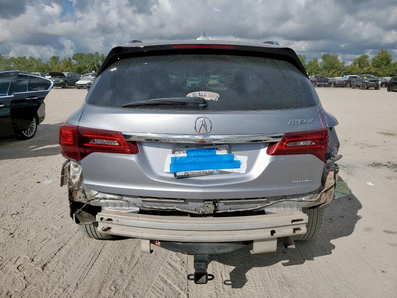 5FRYD4H94GB062254 - 2016 ACURA MDX ADVANCE SILVER photo 6