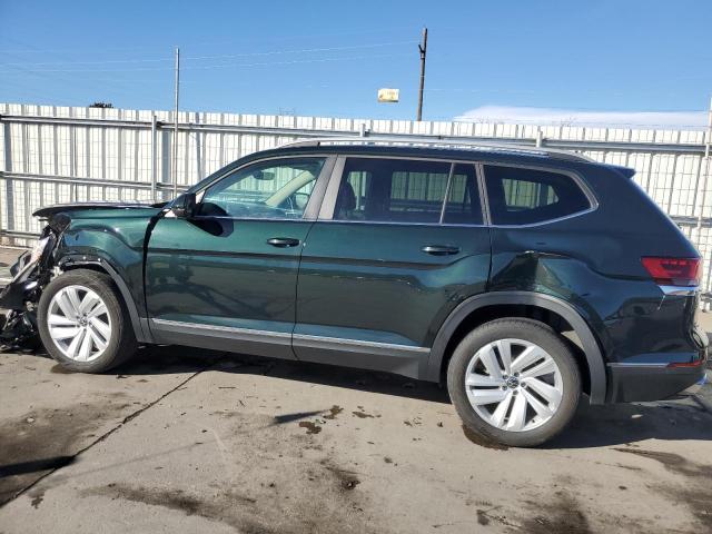 1V2BR2CA9MC593603 - 2021 VOLKSWAGEN ATLAS SEL GREEN photo 2