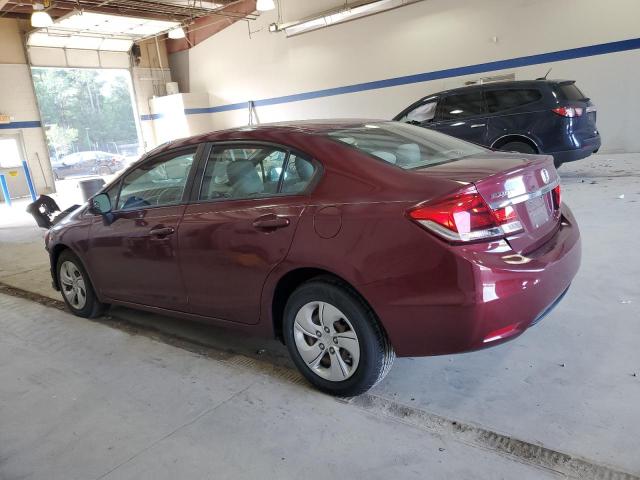 2HGFB2F56DH557727 - 2013 HONDA CIVIC LX Karminrot Foto 2