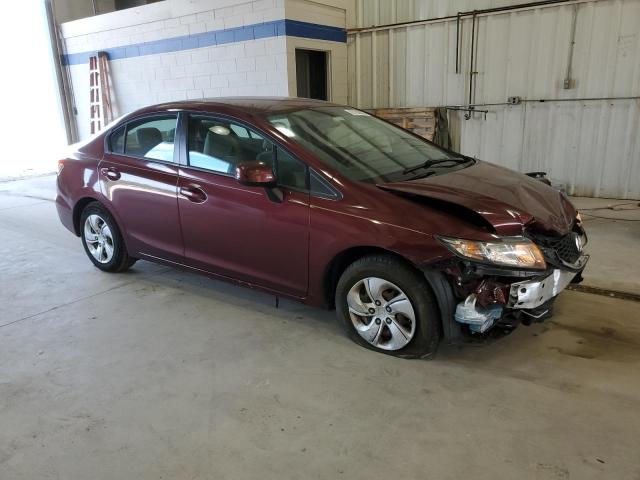 2HGFB2F56DH557727 - 2013 HONDA CIVIC LX Karminrot Foto 4