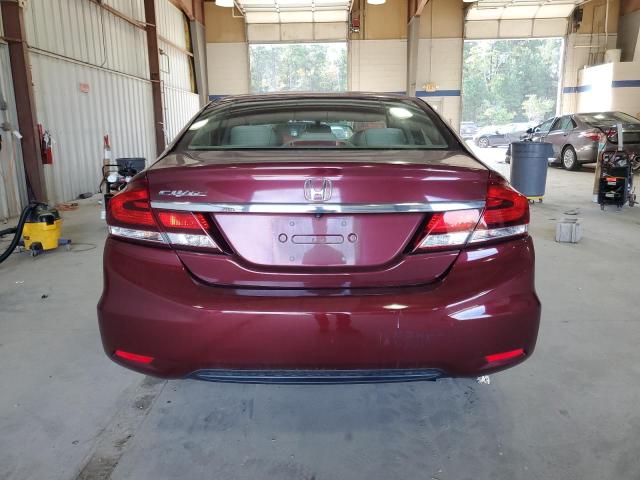 2HGFB2F56DH557727 - 2013 HONDA CIVIC LX Karminrot Foto 6