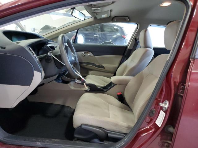 2HGFB2F56DH557727 - 2013 HONDA CIVIC LX Karminrot Foto 7