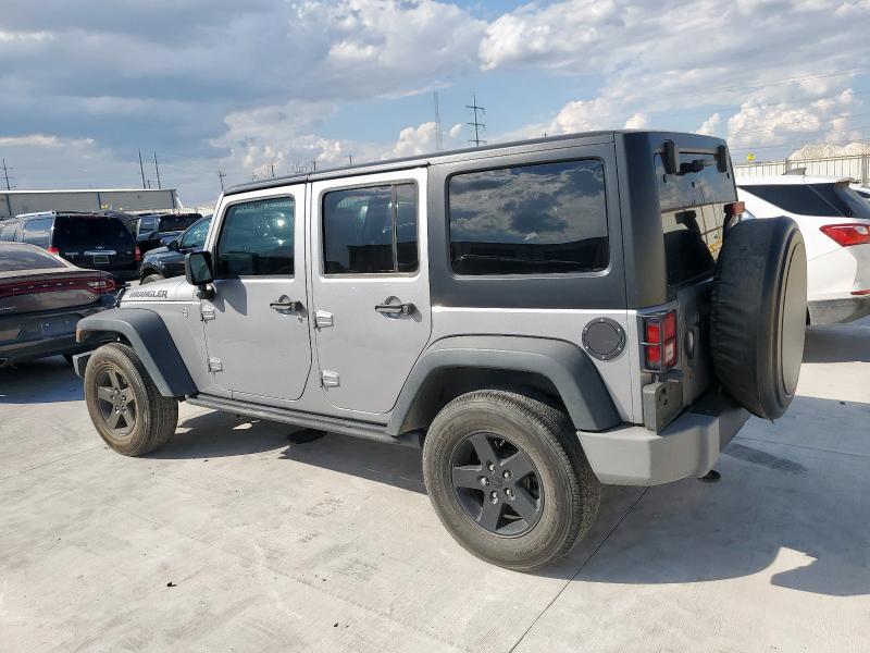 1C4BJWDG9GL130867 - 2016 JEEP WRANGLER UNLIMITED SPORT 灰色 照片 2