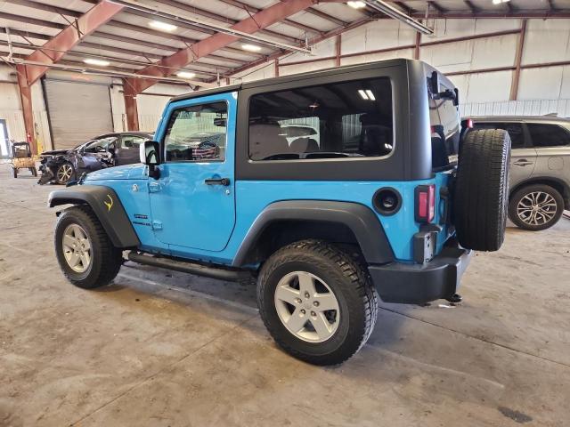 1C4AJWAG2HL747223 - 2017 JEEP WRANGLER SPORT BLUE photo 2