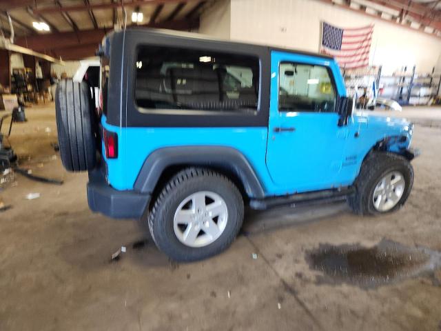 1C4AJWAG2HL747223 - 2017 JEEP WRANGLER SPORT BLUE photo 3