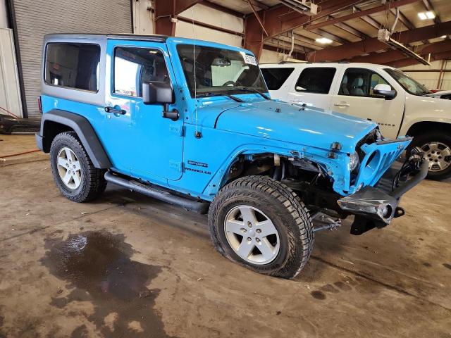 1C4AJWAG2HL747223 - 2017 JEEP WRANGLER SPORT BLUE photo 4